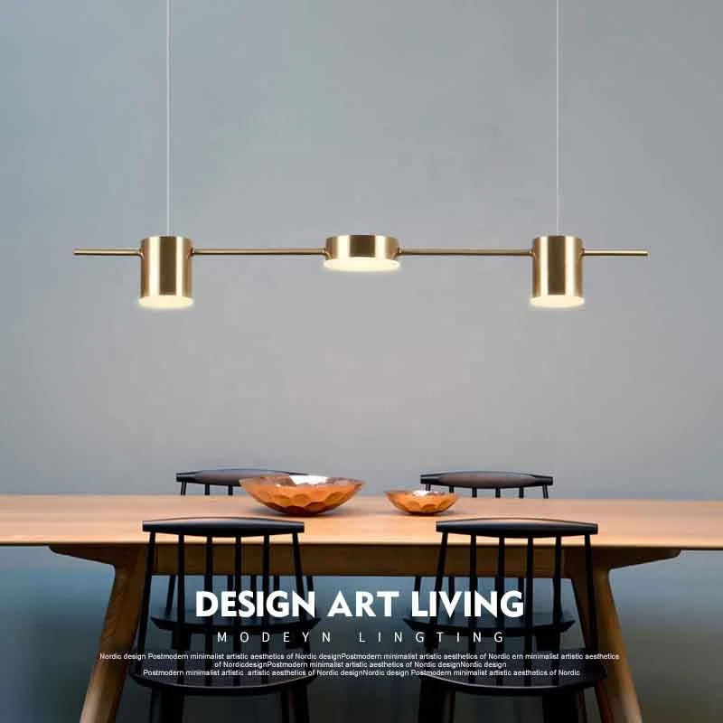 Well quality modern nordic curved design aluminium 220 volts iron linear office suspended fixture chandelier led pendant light