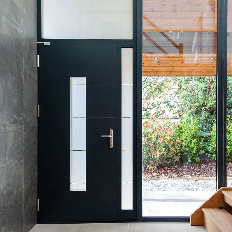 New Modern Italy Design Hot Sale Metal Other Front Entry Door Cheap Price Exterior Steel Security Entrance Doors For Houses