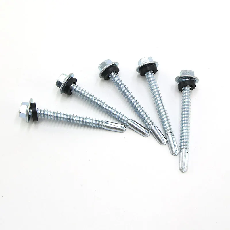 Global supply chain Galvanized Hexagonal Drill Tail Self-tapping Screw for industry