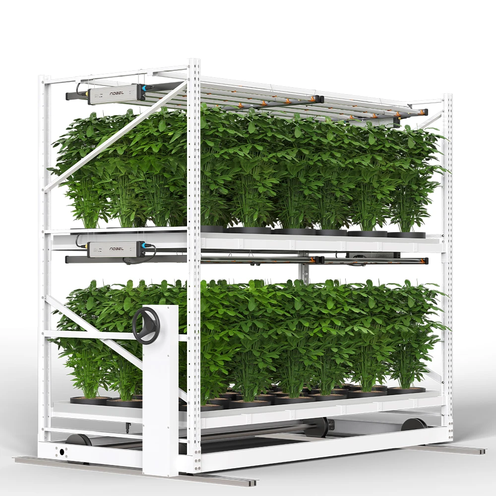 2023 Hot-Selling  Indoor Mobile Grow Systems Hydroponic Vertical Grow Rack For Commerical Growers