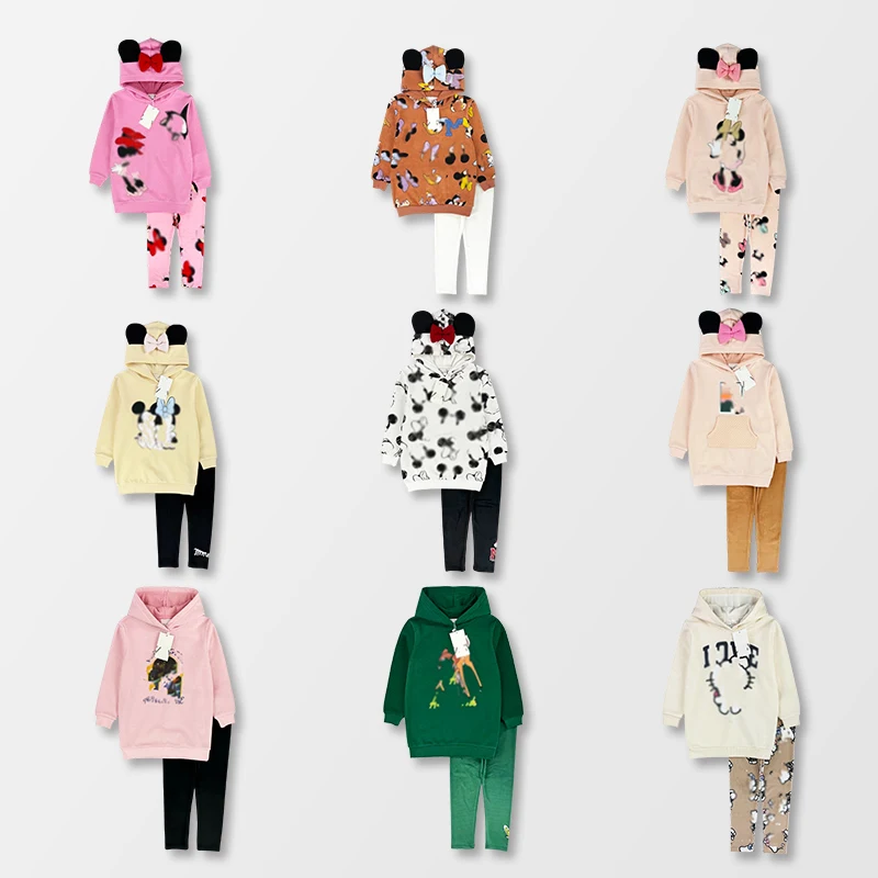 Маленькая партия, детский набор для детской игровой площадки, недорогой детский набор для раскраски, милый комплект одежды для девочек