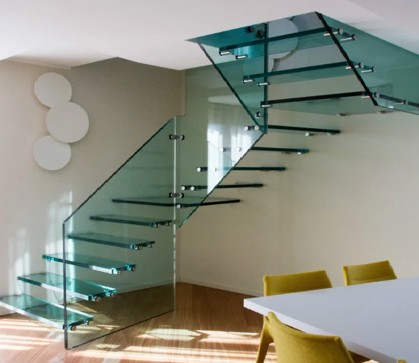Glass Stair Floor