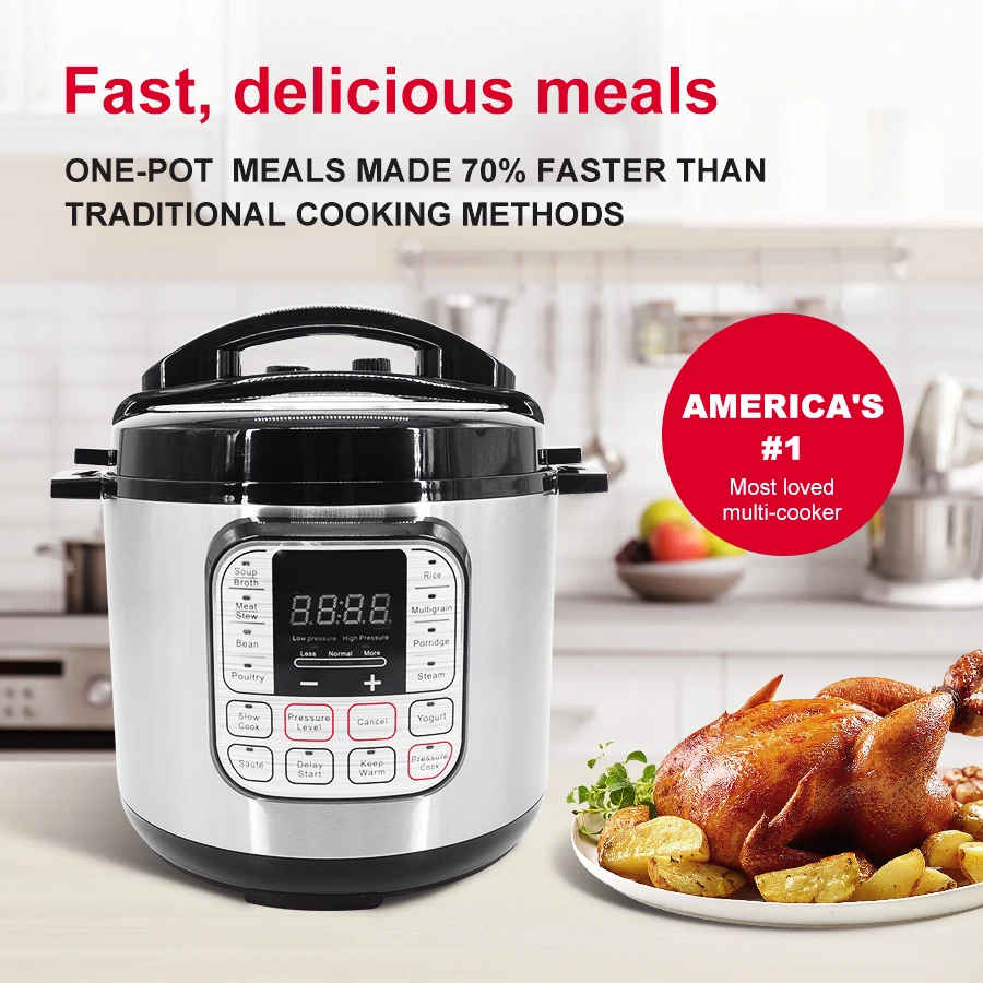 Best Stainless Steel Smart Multicooker Electric Pressure Cookers