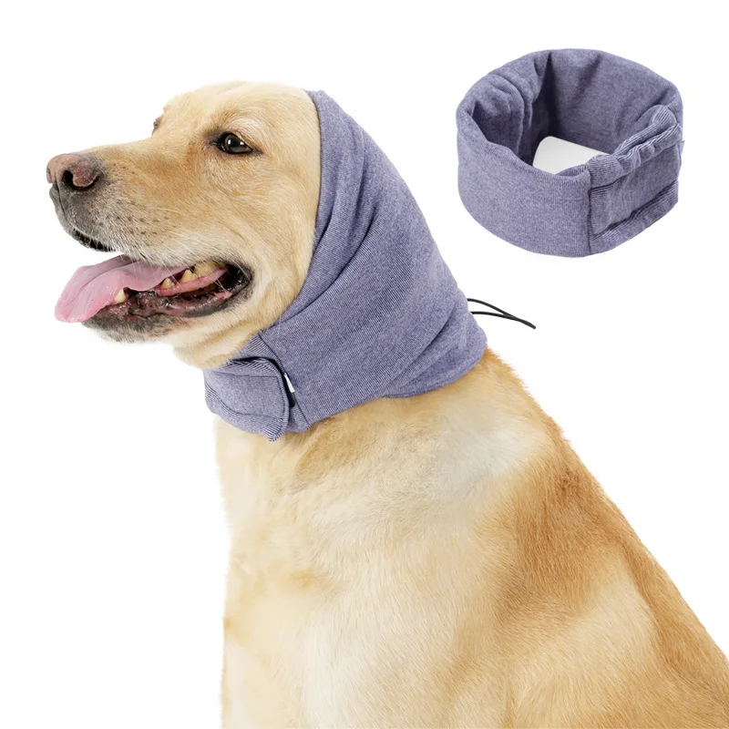 Factory direct sales of dog soothing headgear to prevent cold, warmth, and fright for indoor outdoor