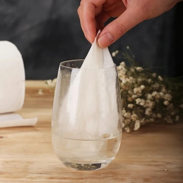 Low Price Oil Cleaning Tissue 2 Layer Water Absorbing Kitchen Tissue Paper Towel
