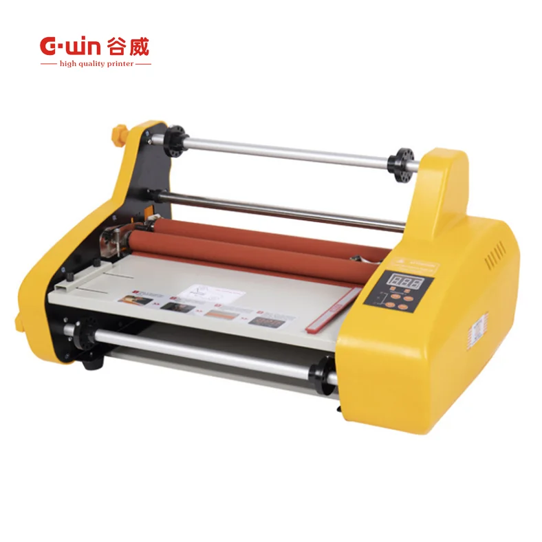 Intelligent A3 size laminate machine can use to UV DTF printing A+B transfer sticker label laminating machine