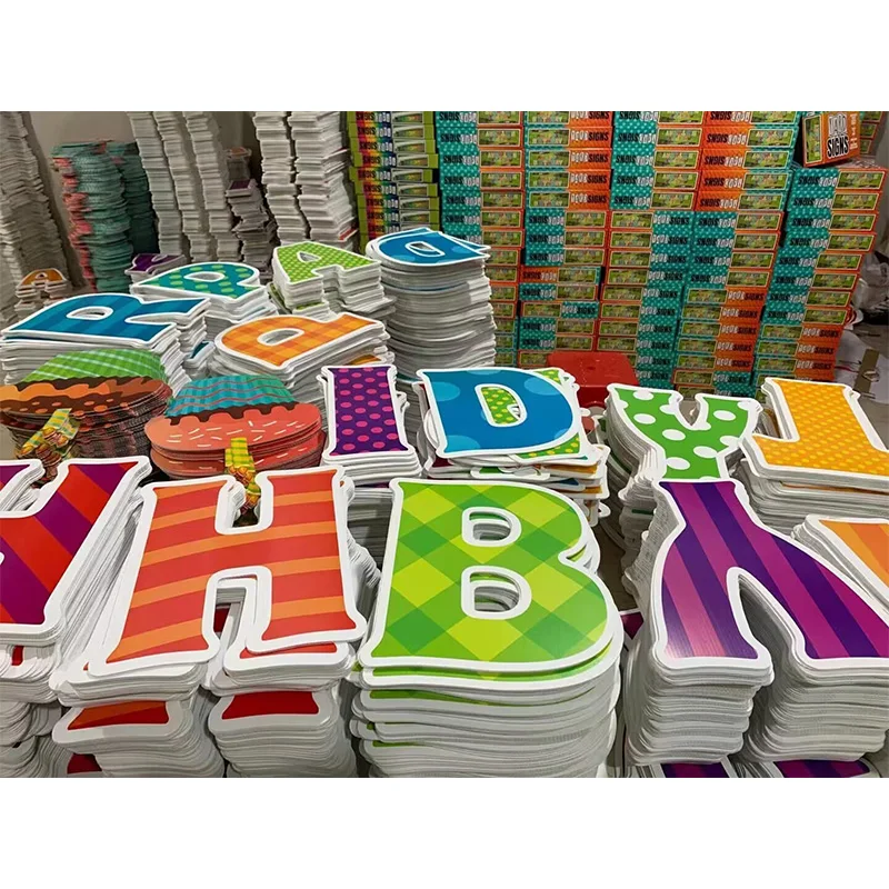 Chinese Factory Selling Hot Quality Good-looking Yard Signs Happy Birthday Letters 18x24 Outdoor With H-stakes
