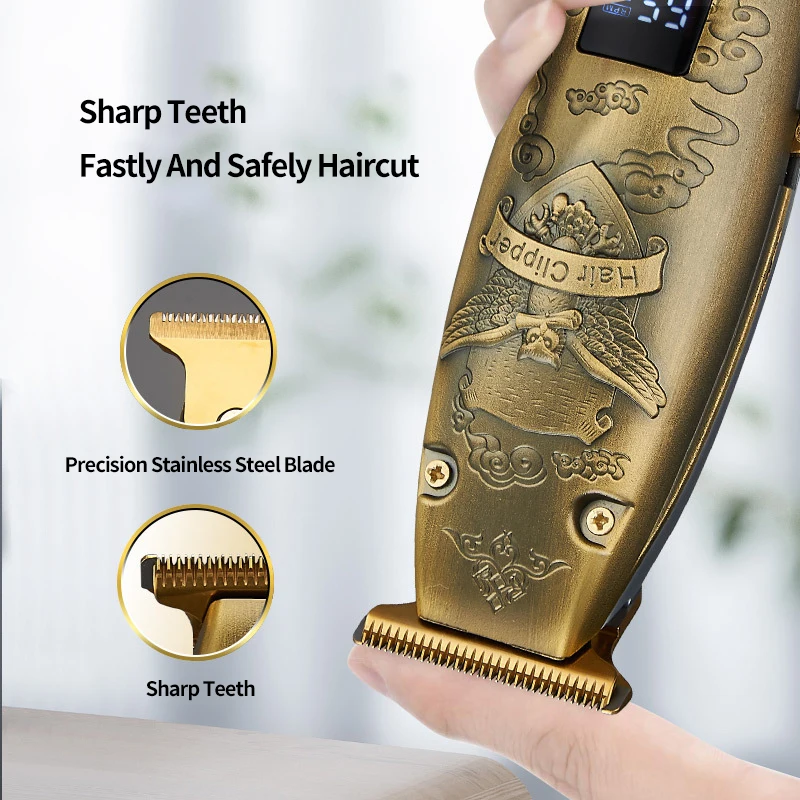 2022 Best Electric Engine Professional Hair Salon Hair Clipper for Men