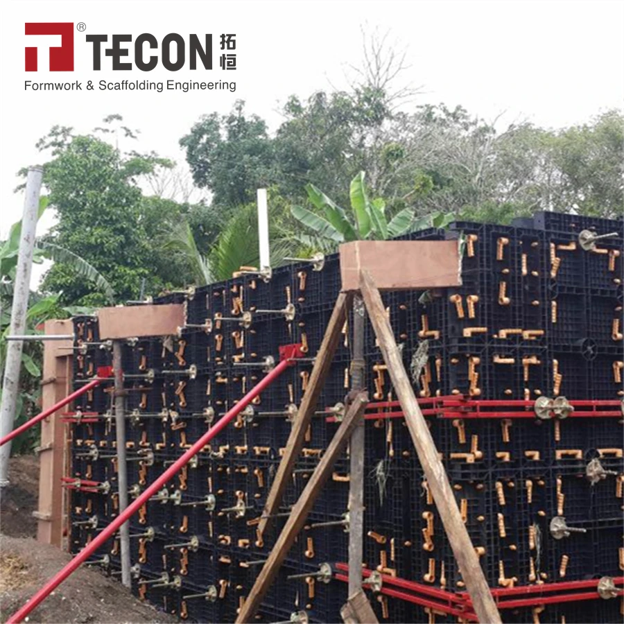 Строительная опалубка TECON для строительства с многоразовой пластиковой опалубкой из АБС-пластика