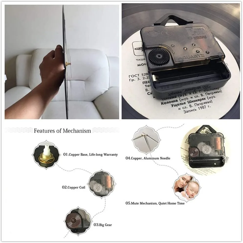 Светодиодные настенные часы с подсветкой, 7 цветов