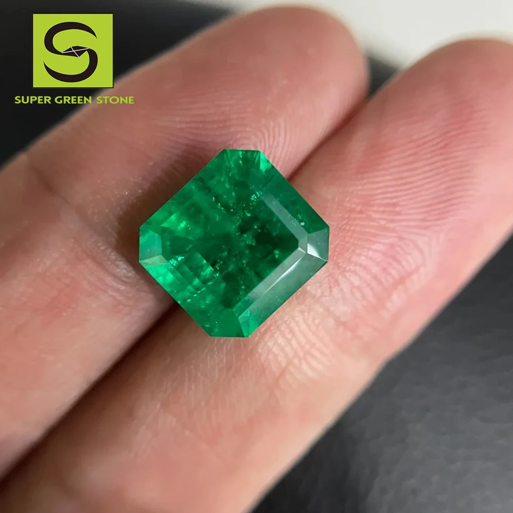 SuperGS SGSLGE05 Alexandrite Stone Synthetic Gemstone Loose Lab Grown Emerald Loose Gemstones For Jewelry Making