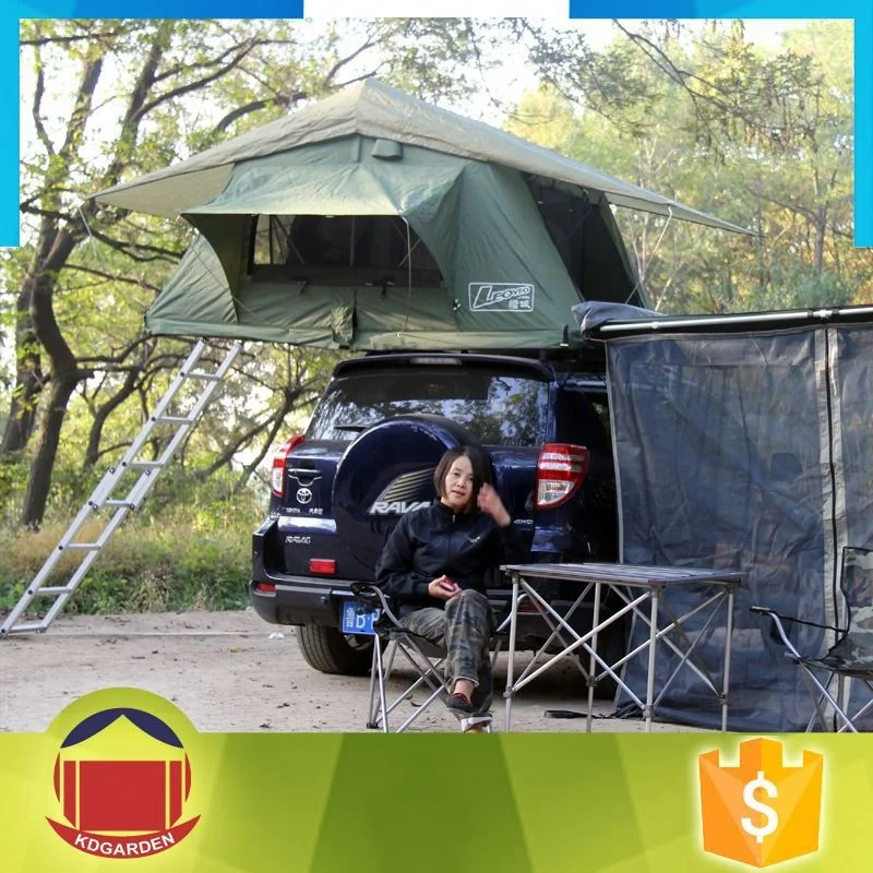 Roof top tent 3-4 person high quality soft roof top car tent with awning