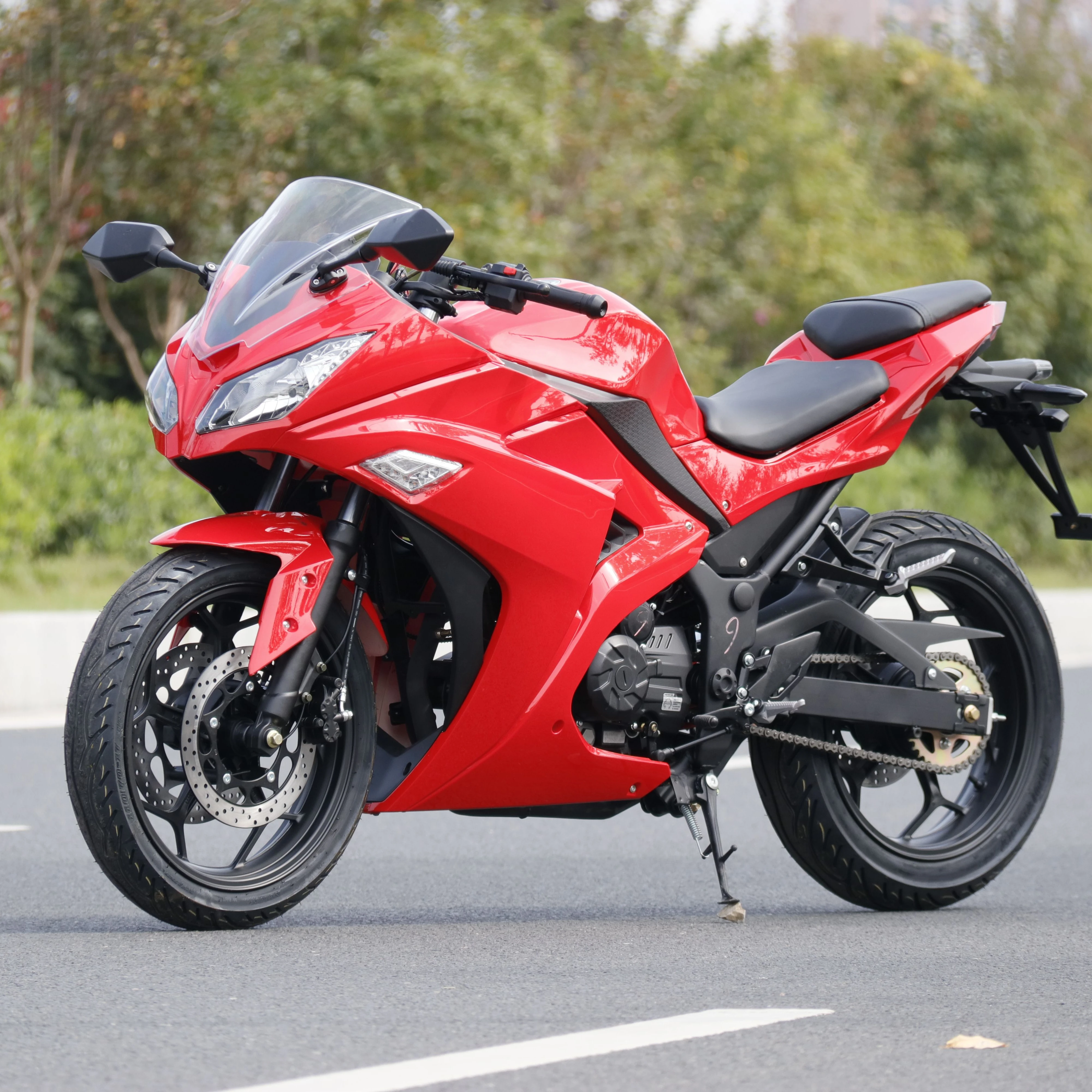 E cheap chopper motos a gasolina Chinese gas road 250cc racing motorcycle other e-bike fat tire motor cycle sports bike  bicycle