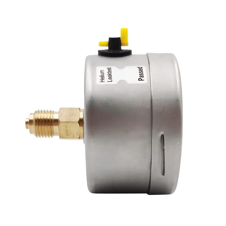 Fat Yellow Oil Pressure Gauge 0870 Psi Ryco Manometers