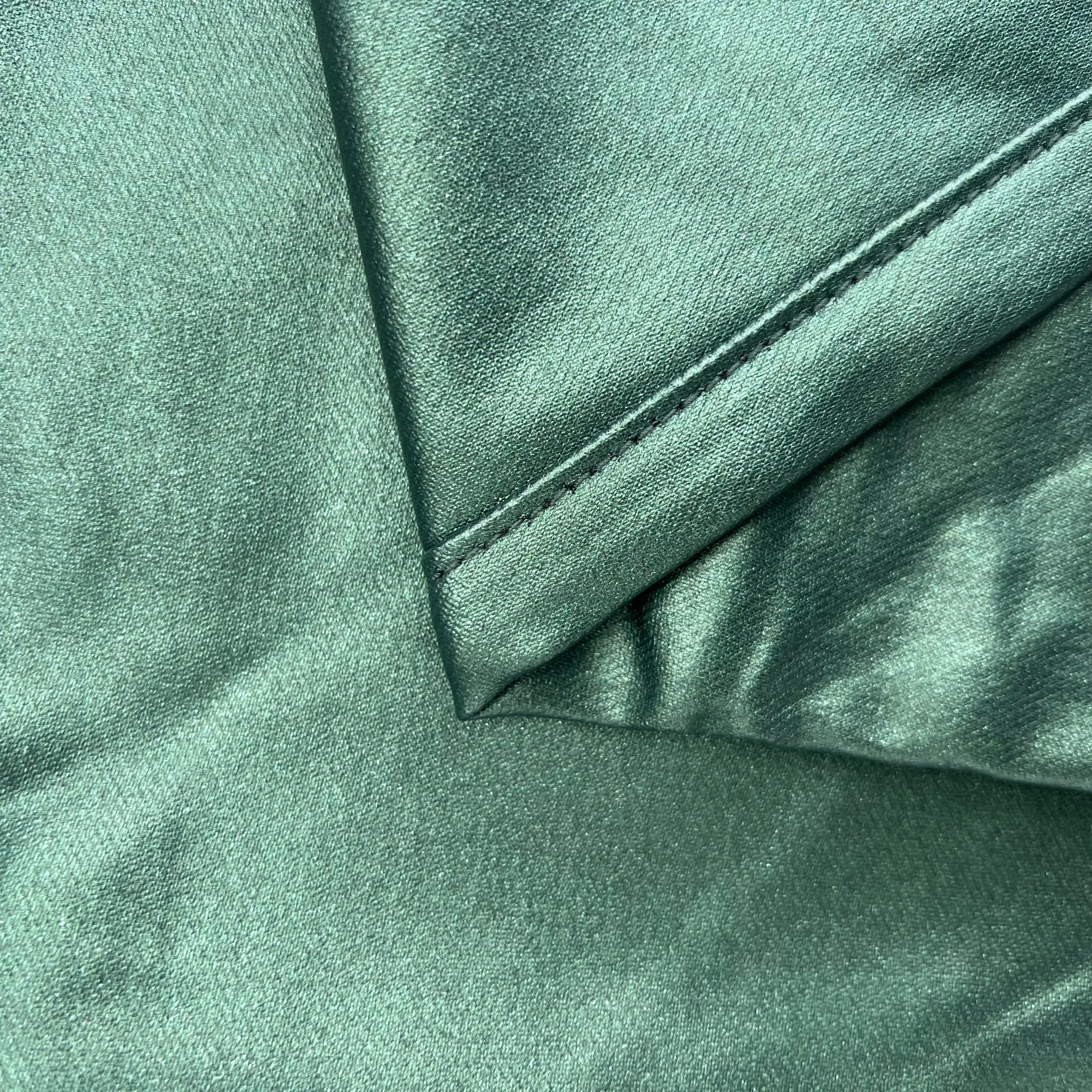 Chic Rayon Nylon Bengaline Pressed Design for Stylish Women's Pants Jeans with Breathable Silver Denim Fabric Woven Coating