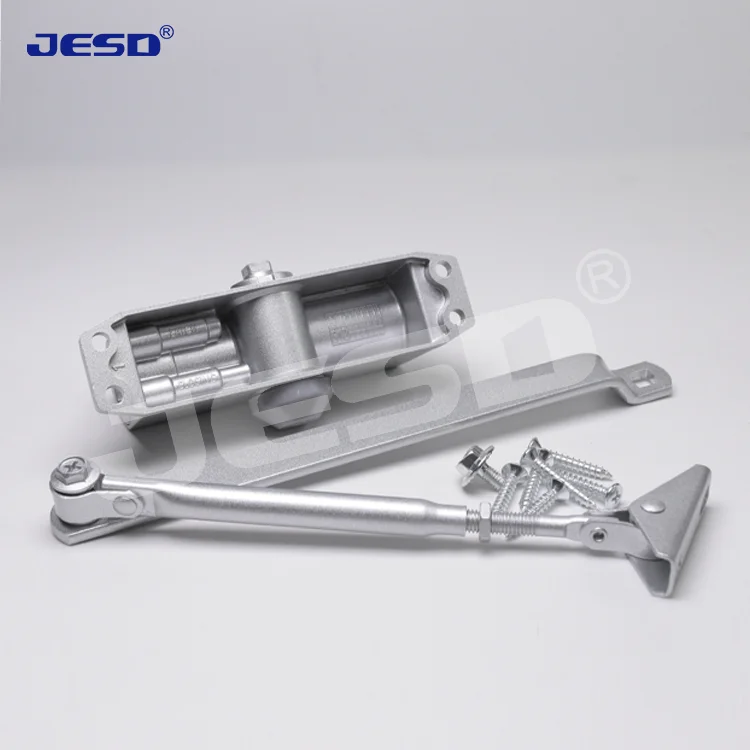 Customized  Door Closer  aluminum  Closer Automatic hydraulic  Closing Door Opener max  45KG Heavy Duty Door closer