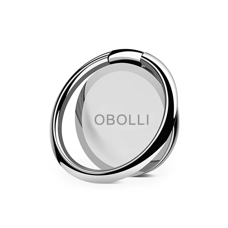 Phone Ring Holder Finger Kickstand 360 Degree Rotation Metal Ring Grip for Magnetic Car Mount