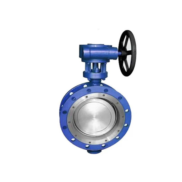High Performance Double Offset Wafer  pneumatic double eccentric butterfly valve vacuum and pressure relief valve