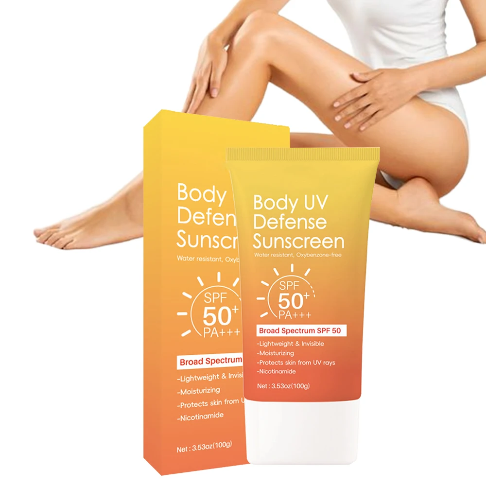 Gluta Booster 100g Body UV Defense Sunscreen Cream Effective Sun Protection Non-Greasy Skin-Friendly Hyaluronic acid