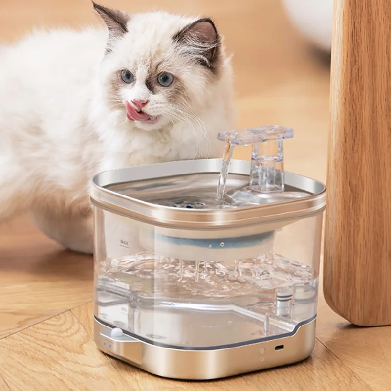 Pet water dispenser wireless intelligent charging cat feeding water fountain automatic water dispenser supplies
