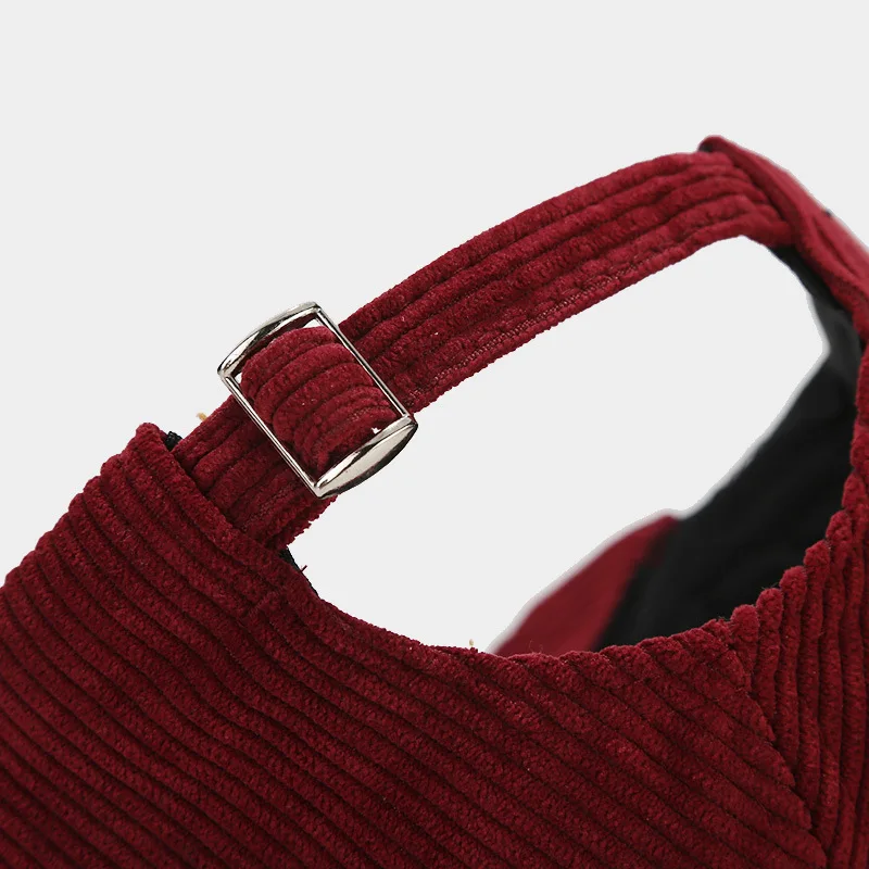 Customized Corduroy Baseball Cap Embroidery Baseball Caps 5 Panel Baseball Cap For Men