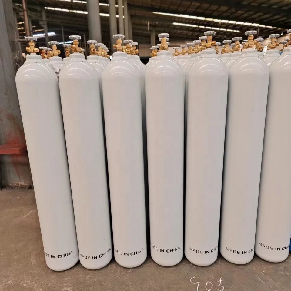 Factory Wholesale Gas Bottle Composite Empty Gas Tank for Sale Argon/Helium/N2/ O2/Industrial Gas Cylinders