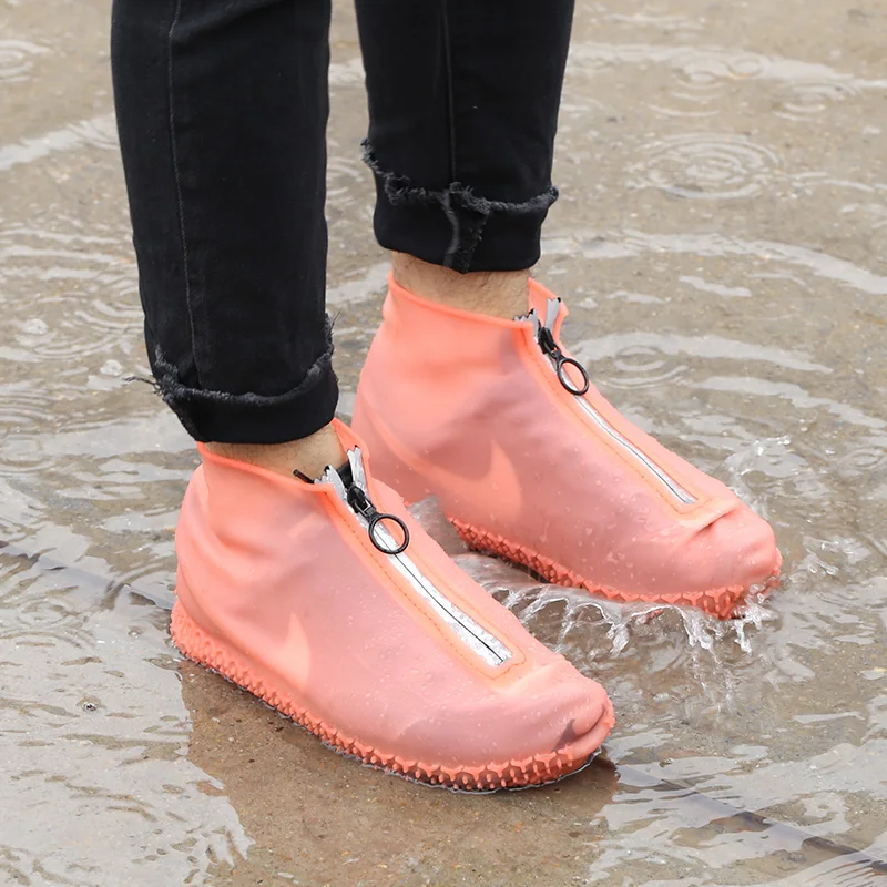 Reusable Silicone Boot and Shoe Covers, Portable Shoe Covers for Rainy Days