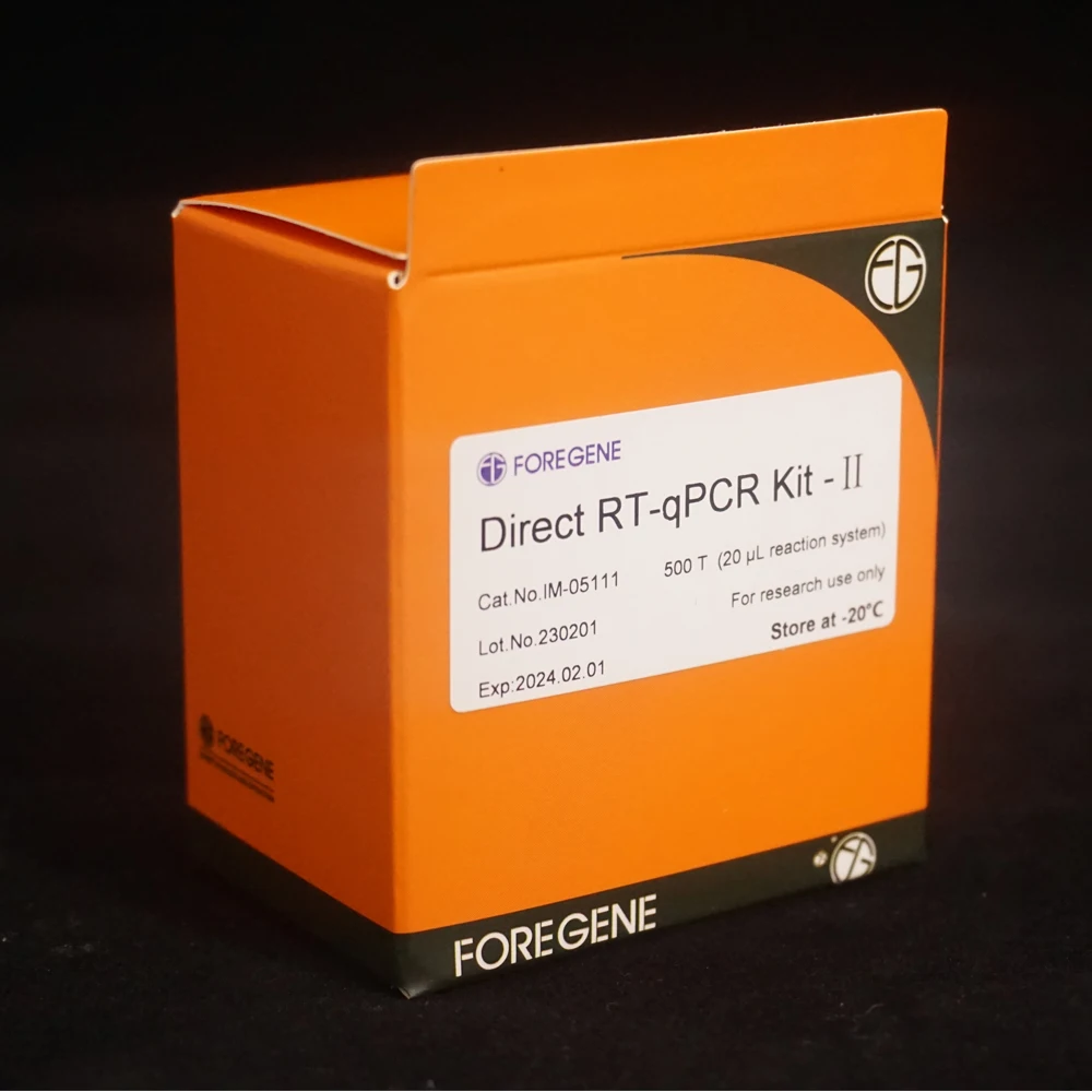 Foregene Direct RT-qPCR Kit with separate packaged RT-qPCR buffer taq DNA polymerase and MMLV