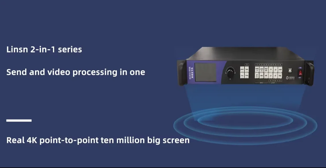 Linsn Technology all-in-one processor X200 supports LED electronic display with sending card