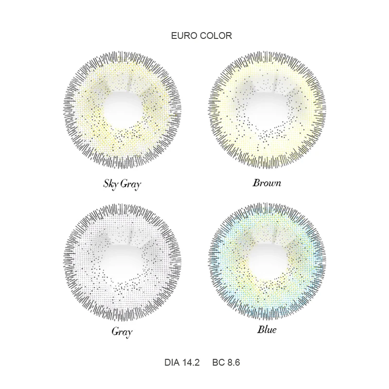 Fresh desio look Colored contact lens oem contact lenses contact lens