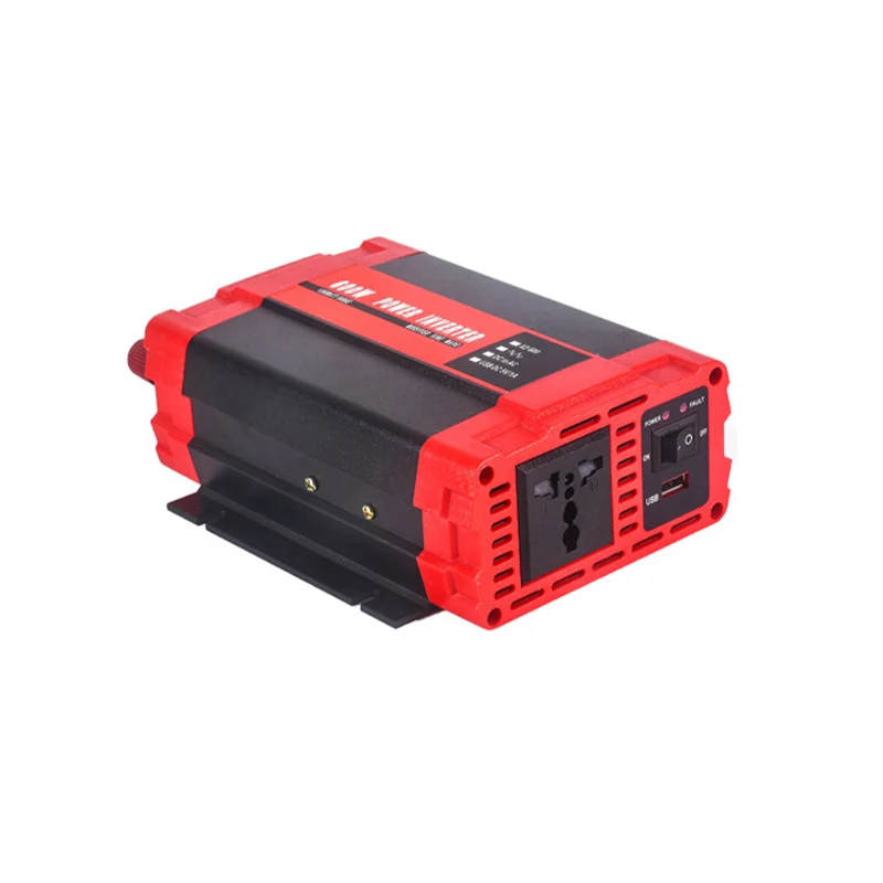 Portable Professional 600W 12V 24V DC to 220V Solar Power Inverter with USB Factory Sale Vehicle Tools