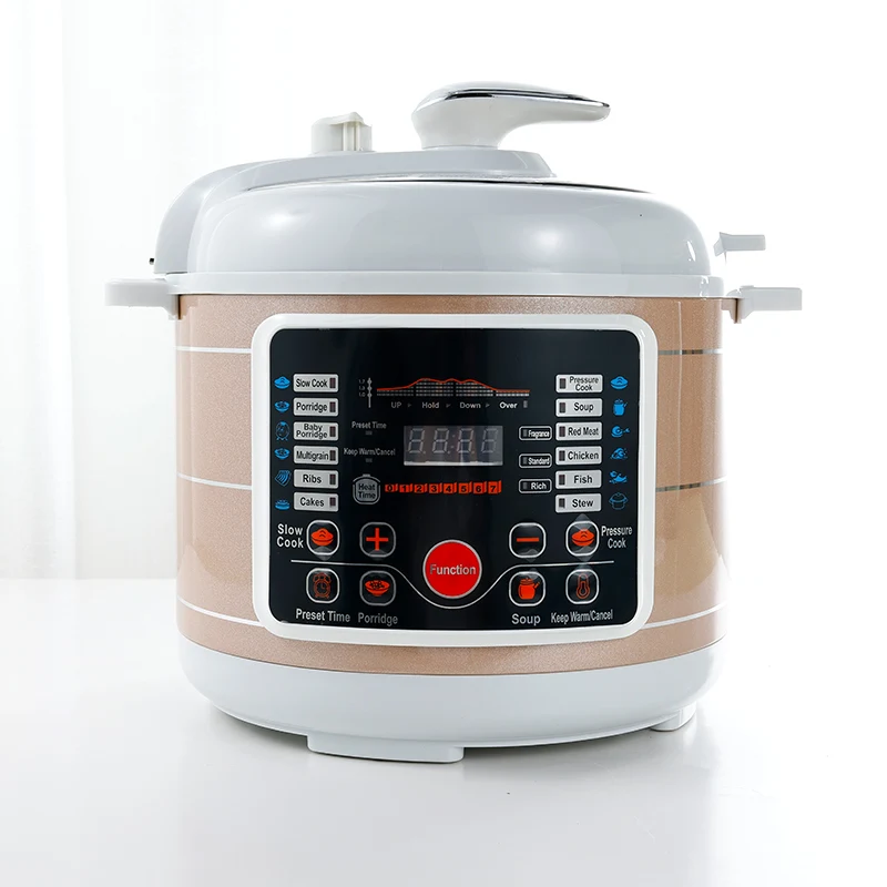 Многофункциональная электрическая скороварка 12 в 1, кастрюля для медленного приготовления, скороварка для супа/красного мяса/курицы/ребер/тортов/тушения/каши
