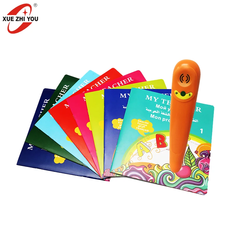 Английский говорящая ручка звуковая книга запись MP3 Play Smart Arabic Reading Pen