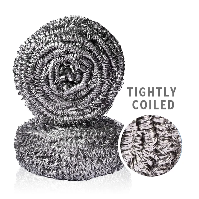 Spifit High Quality Stainless Steel Scouring Pads Metal wire Scrubber remove dirt easy to blistering for kitchen clean Dishes