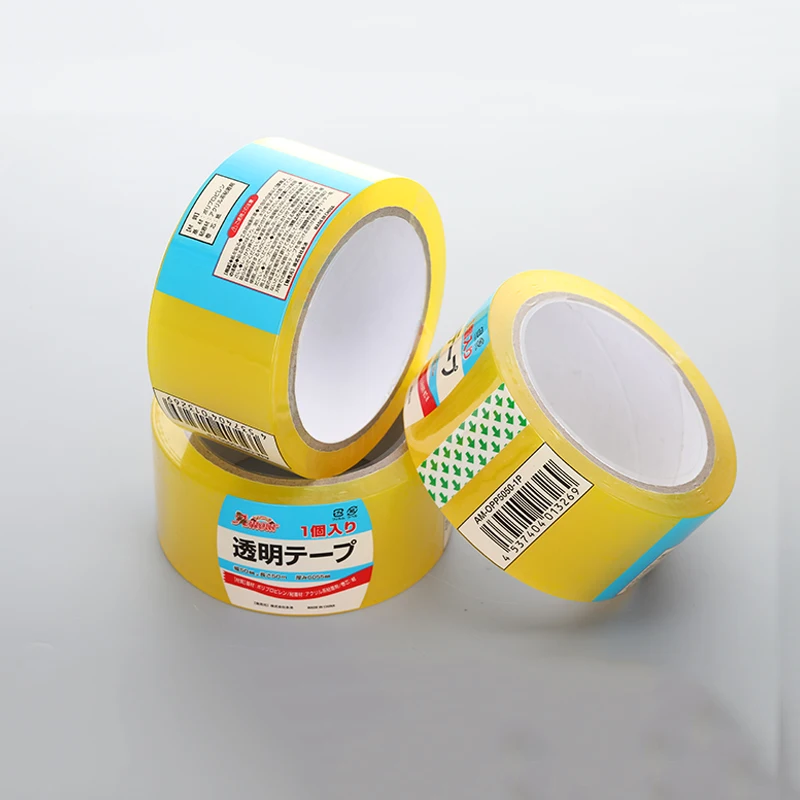 Wholesale High Quality BOPP Adhesive Packing Tape Waterproof Transparent Packing Tape for Sealing Carton