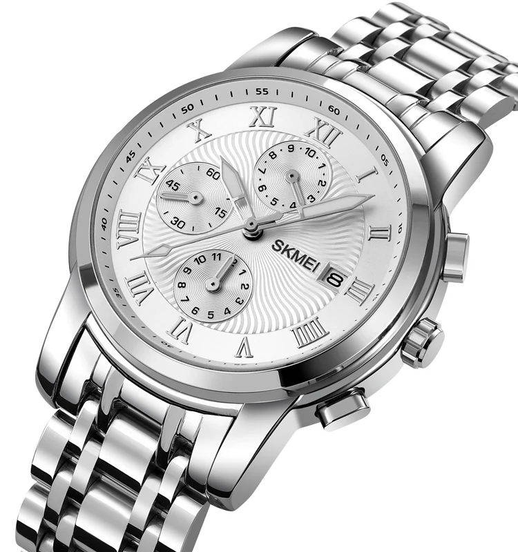 Skmei 2306 quartz japan movt stainless steel back bracelet fastrack watches for men