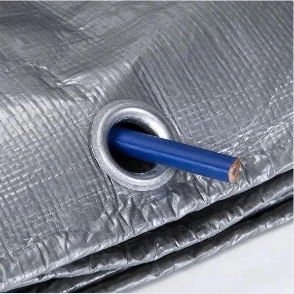 Blue White 4x5 meter Waterproof UV Resistance plastic Korea PE tarpaulins