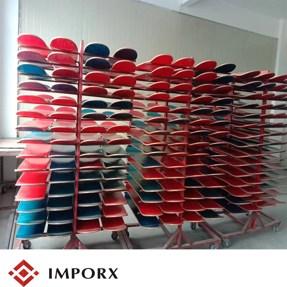 
professional custom 7 ply canadian maple in blank skateboard deck 