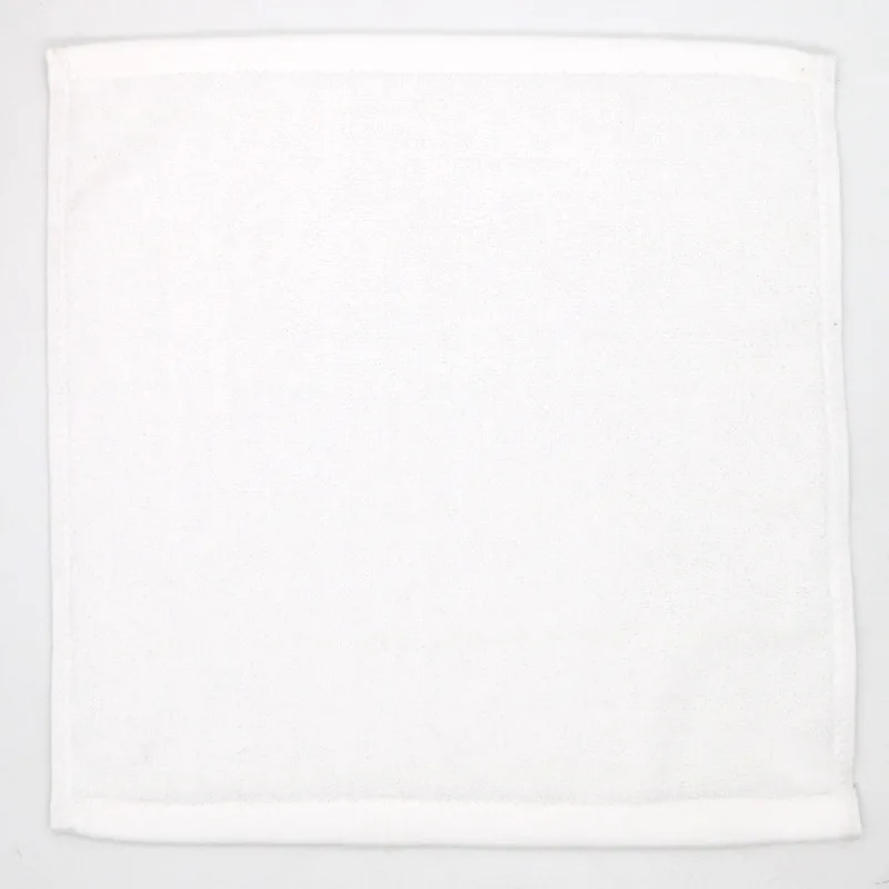 Cotton square towel spot cleaning power strong absorbent soft dirt resistance flat woven small towel kitchen rag hand towel