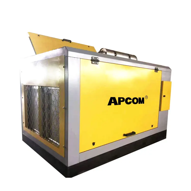 Новинка 2021 APCOM 145 psi 185CFM 185 CFM 8bar дизельный винтовой воздушный компрессор для шахты и сверления домкрата