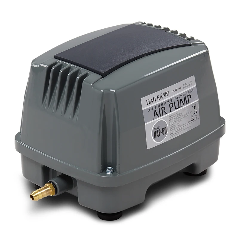  HAILEA HAP-60 60L/мин Hiblow аквариума септик вкладыш воздушный насос Аква воздуха вентилятор гидропоники Аэратор со