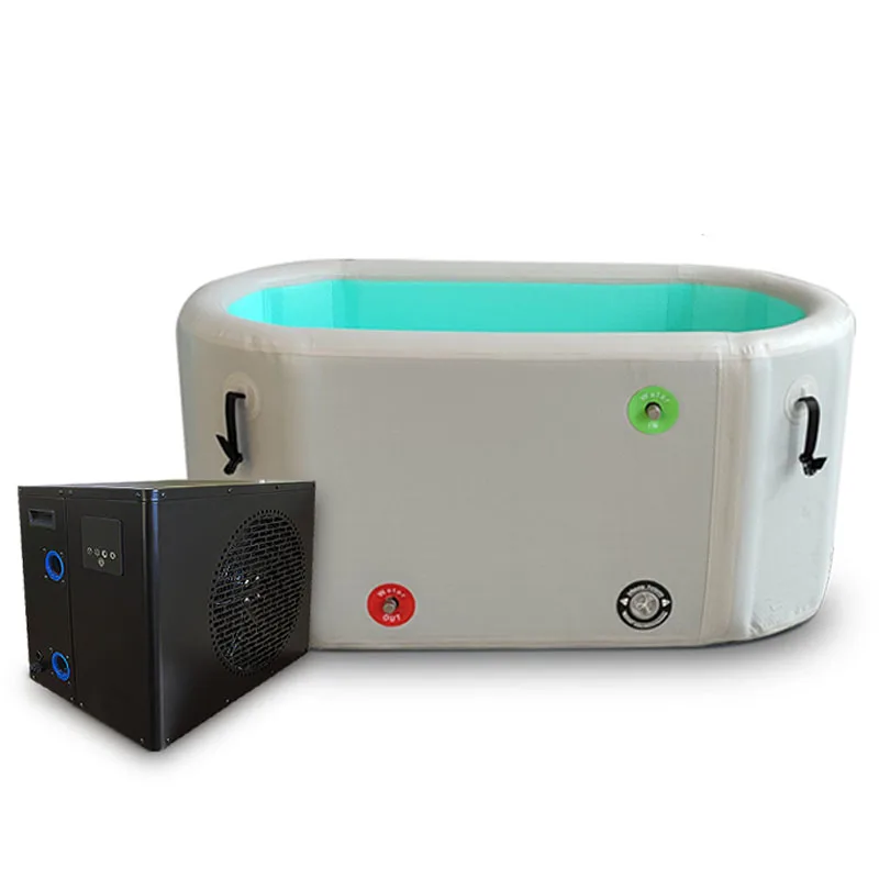 Freestanding Ice Bath barrel Guangdong Recovery Pod Inflate Cold Plunge Barrel Cold Water Therapy Ice Bath With Ice Chiller