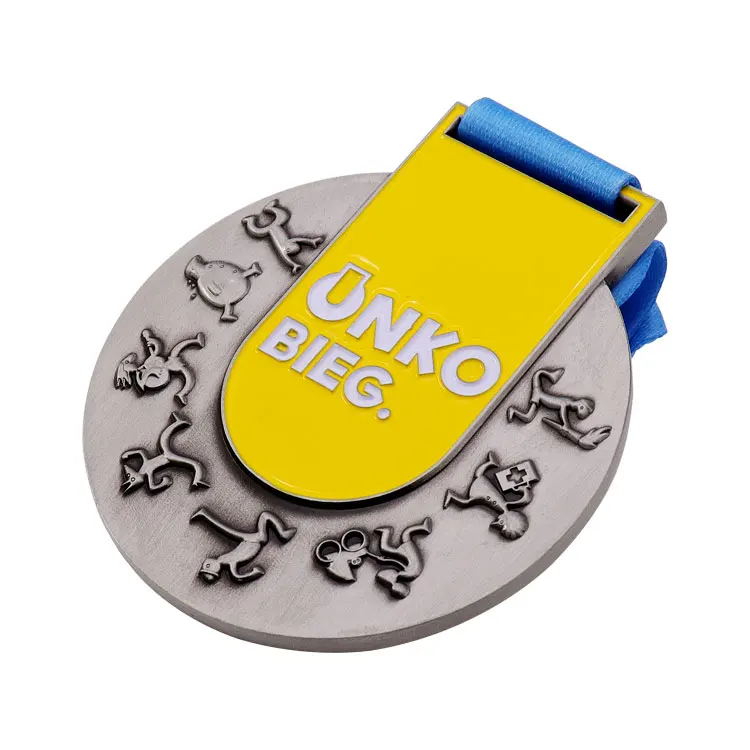 Custom Made Hard Enamel Commemorative Carnival Brass Antique 3D Blanks Medal