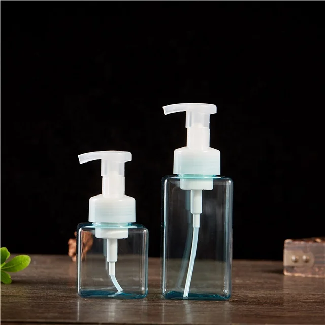 250ml 450ml square petg media plastic soap foam bottle wholesale