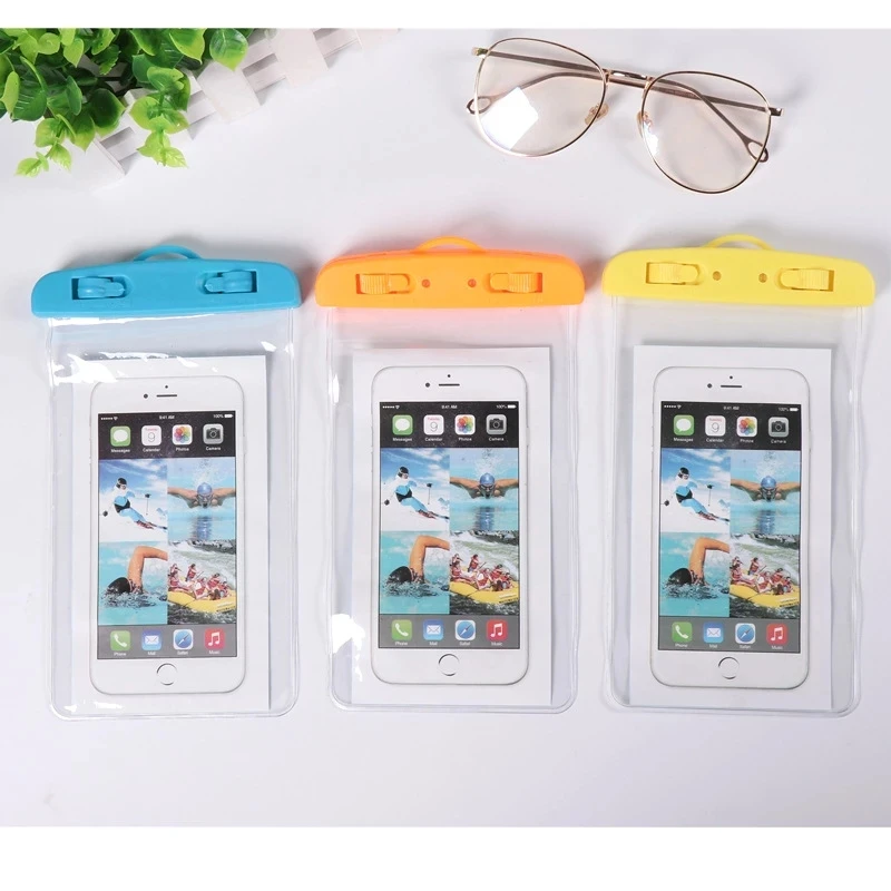 Floating Waterproof Case For Cell Phone Waterproof Pouch Swimming Gadget Waterproof Phone Case With Strap