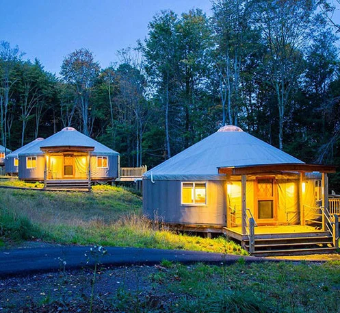 Luxury Mongolian Yurt safari tent in Henan province