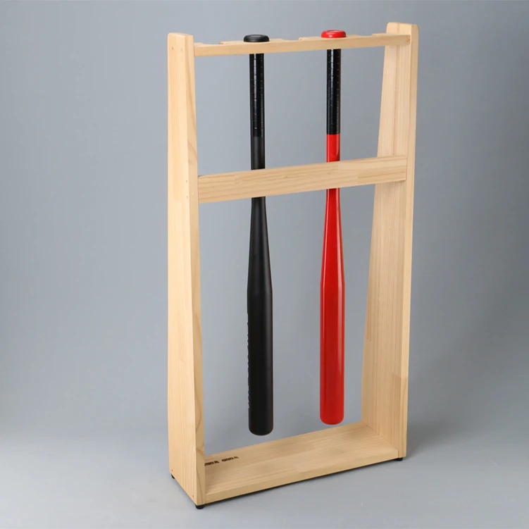 Hot sale premium five-hole baseball bat durable and load-bearing bamboo wood holder