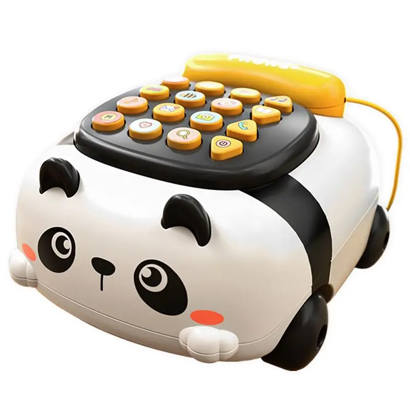 XSTy Baby Toy Phone Cartoon Baby Piano Music Light Toy Children Pretend PhoneToy Gift Game Early Education Baby Phone To