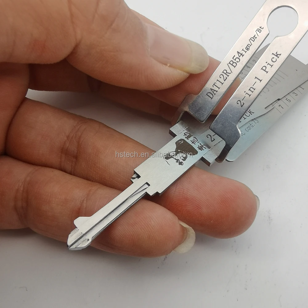 Original Lishi DAT12R/B54 2in1 Decoder and Pick for H ino Trucks