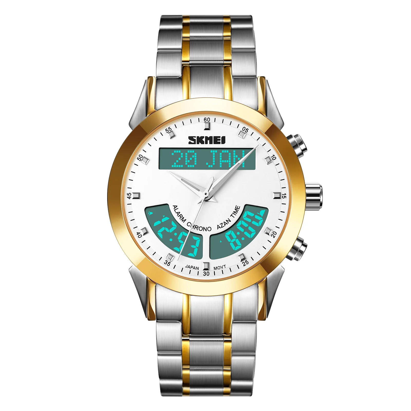 Skmei Q036 China Watch High Quality Analog Digital Prayer Reminder Muslim Azan Watch For Man New Fashion Style Watch